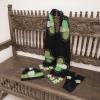 SCARF - Hand Knitted (Crochet Flowers) only $120.00 SCARF - Hand Knitted (Crochet Flowers) only $120.00